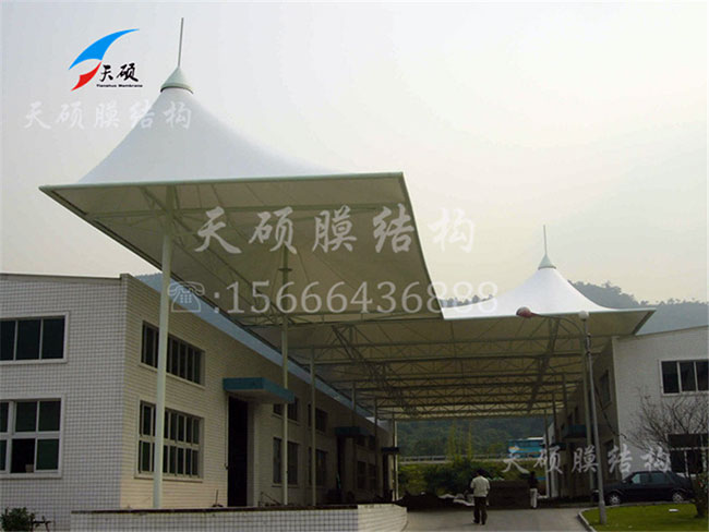 廣達電子公司車間膜結(jié)構頂棚